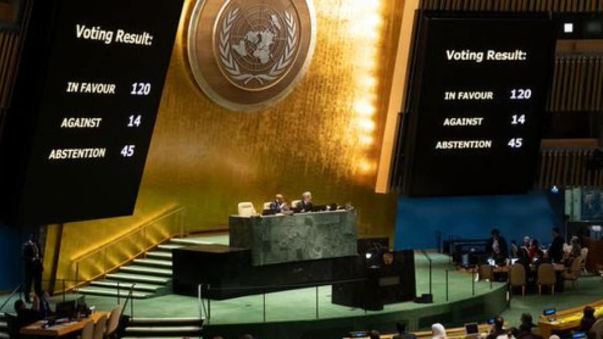 UNGA Calls For 'Humanitarian Truce' In Gaza; India Abstains From Vote ...