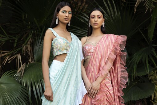Classic Banarasi Sarees are a evergreen must-have for women. One can  opt for vibrant colors and intricate zari work and pair it with a contrasting blouse for a stunning look on festivals 