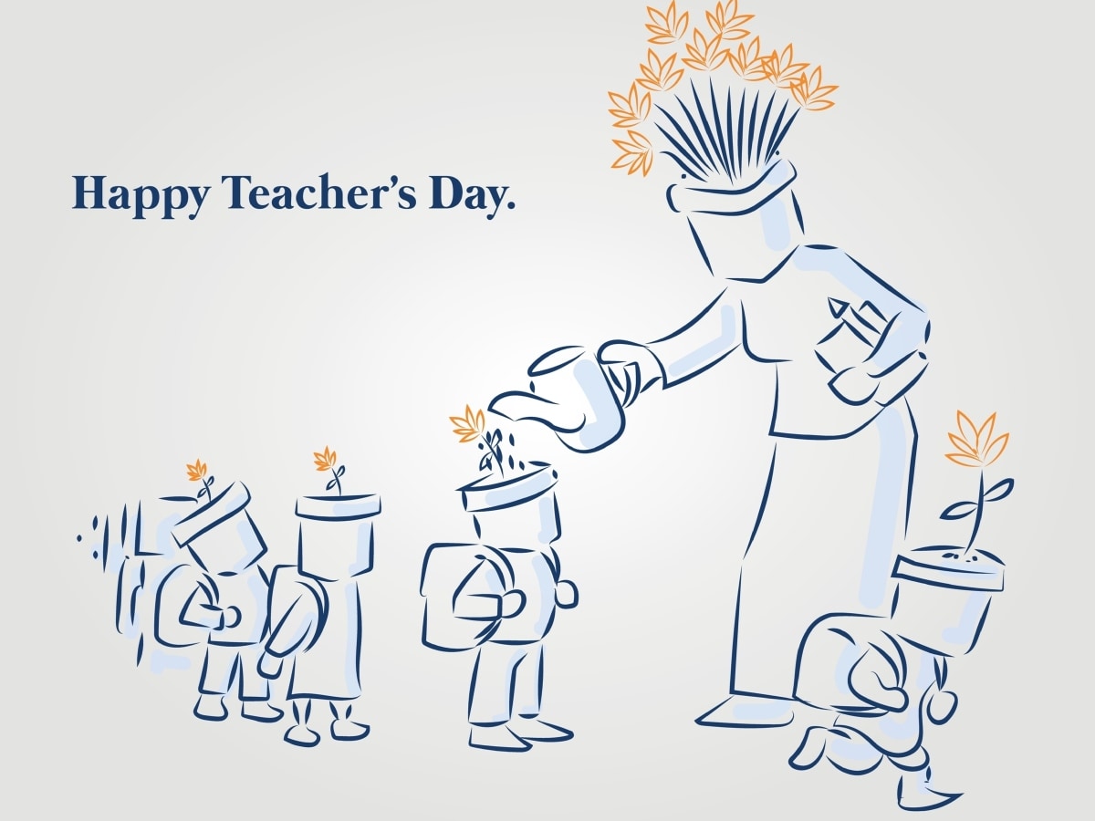 Happy Teachers Day Stock Vector (Royalty Free) 229571062 | Shutterstock