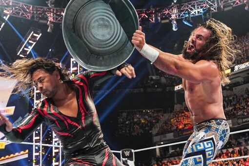 Fastlane: Seth Rollins and Shinsuke Nakamura (WWE)