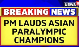 Prime Minister Narendra Modi Felicitates Indian Champions Of Asia Paralympics 2023 | News18