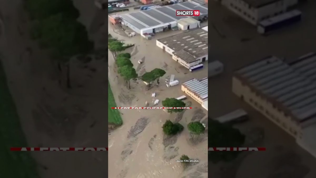 Aerial View Of Deadly Flash Flooding In Italy From Storm Ciaran | Storm ...