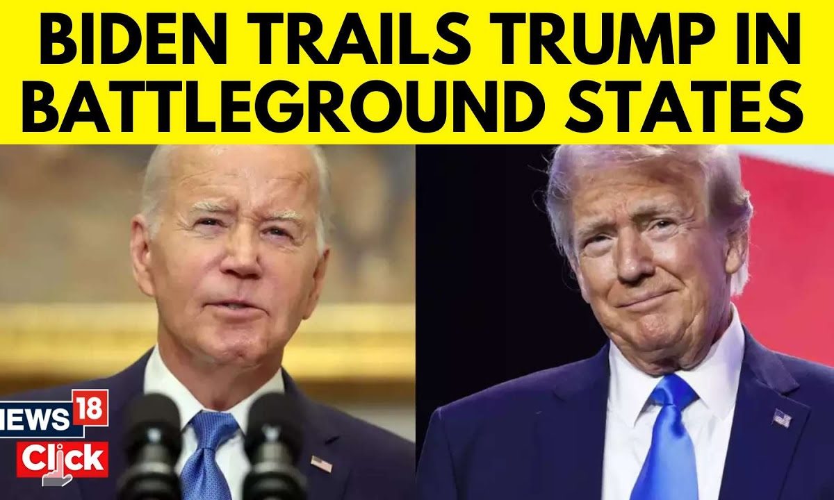 Joe Biden Trails Donald Trump In 2024 Us Elections Key States Polls