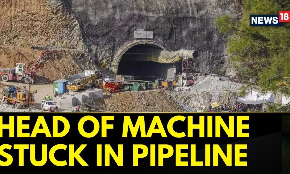 Uttarakhand Tunnel Rescue Head Of Auger Drilling Machine Gets Stuck