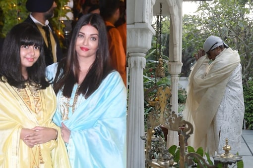 Aishwarya Rai and Aaradhya Bachchan leave Mumbai hours before the Bachchan family Diwali puja. 