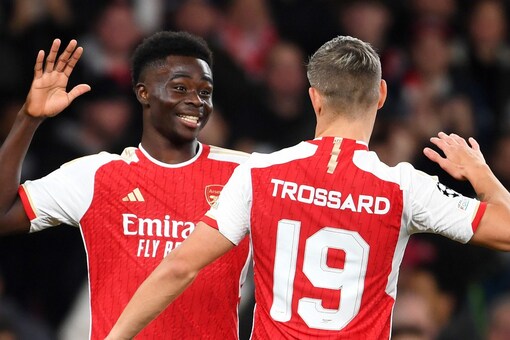 UEFA Champions League: Leandro Trossard, Bukayo Saka Put Arsenal Back ...