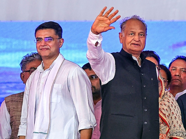 Sharma further alleged that the former Rajasthan Chief Minister provided recordings of phone calls and instructed him to share them with the media. (PTI/File)