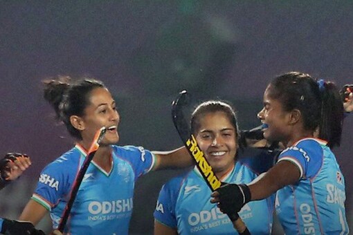 Indian women's hockey team beta Japan 4-0. (Twitter) 
