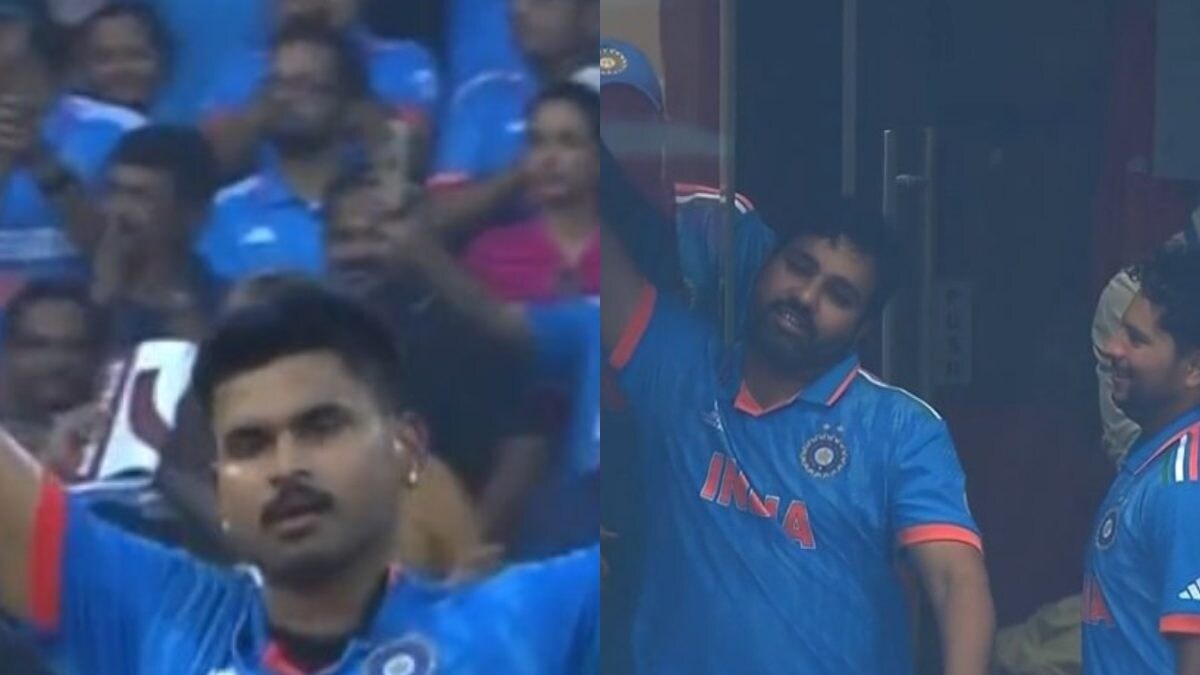 Rohit Sharma Mimics Shreyas Iyer's Century Celebration Leaving Shubman ...