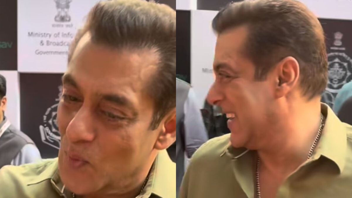 Salman Khan ALMOST Kisses Old Journalist Friend At IFFI Goa, Fun Banter Goes Viral; Watch - Vimarsana News