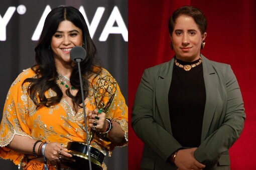Ektaa R Kapoor created history by bagging the prestigious Directorate Award (as India's first woman filmmaker) at this year's Emmys.