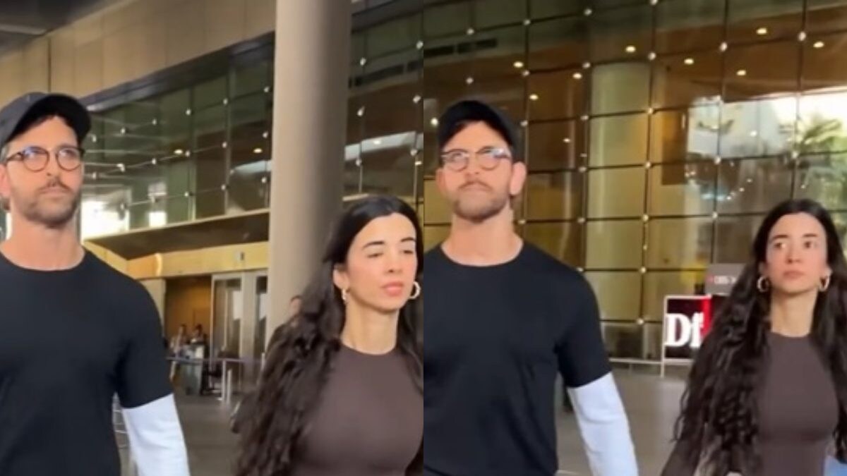 Hrithik Roshan and Saba Azad Walk Hand-In-Hand, Look Dapper In Casual As They Get Papped; Watch - Vimarsana News