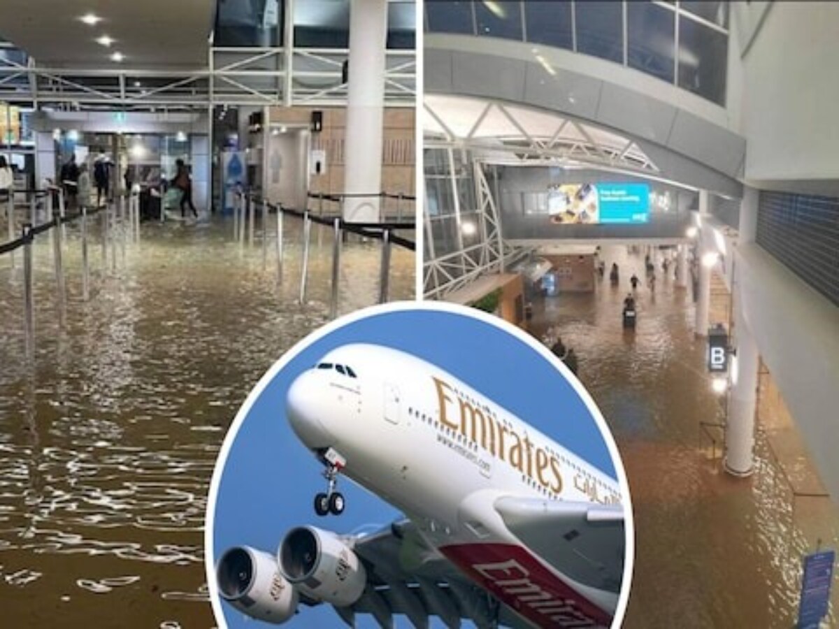Viral Video Shows Dubai Infrastructure Exposed As Airport Gets Flooded |  Viral News - News18
