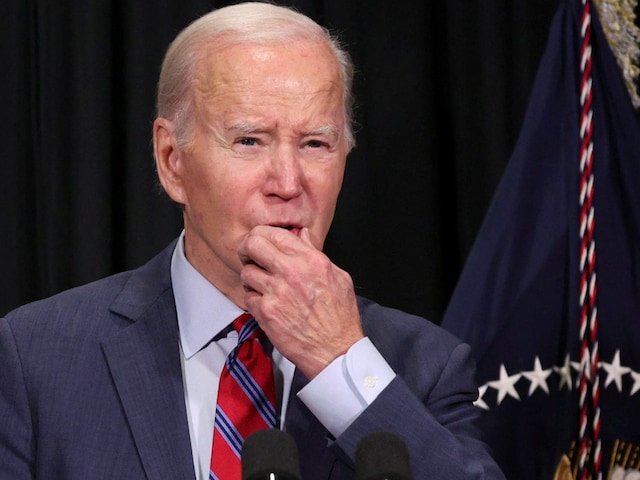 Biden’s job rating among Democrats has fallen 12 points since October 2022 and is “relatively low among most major demographic groups.”
(Reuters File Photo)