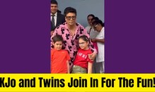 Twins Extravaganza: Karan Johar &Twins Join In At Isha Ambanis House