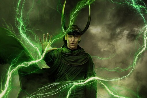 Tom Hiddleston as Loki. 