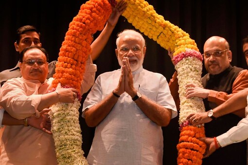 PM Modi was addressing journalists at BJP's Diwali Milan programme at the party's headquarters. (File photo: PTI)