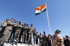 PM Modi Celebrates Diwali With Army Jawans in Himachal Pradesh's Lepcha | Pictures