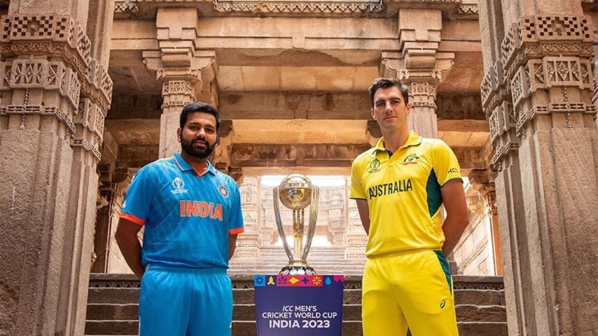 Check Rohit Sharma and Pat Cummins' Photoshoot With ODI World Cup Trophy  Ahead of India vs Australia Final - See Photos - News18