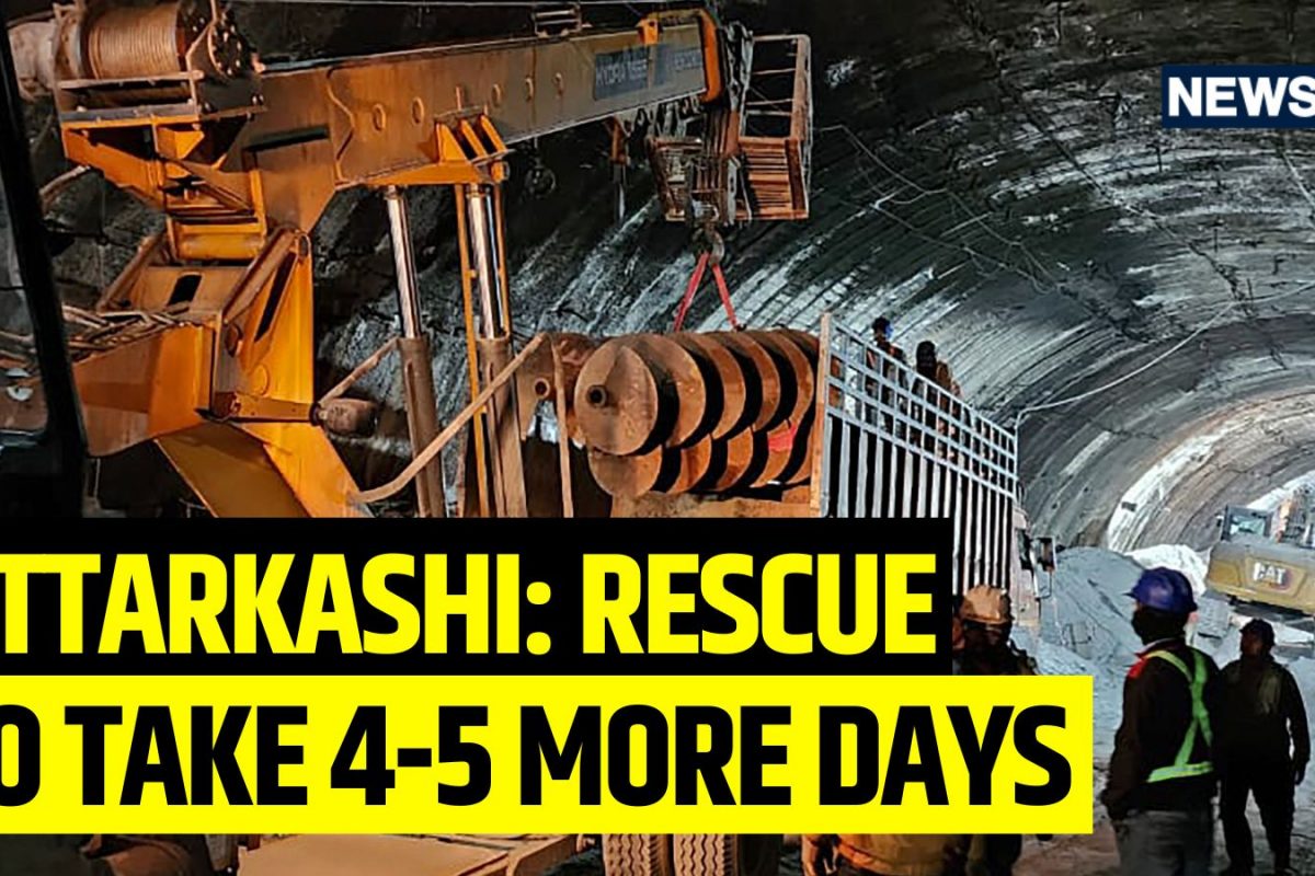 Uttarkashi Tunnel Collapse Efforts Underway To Save 41 Workers Stuck