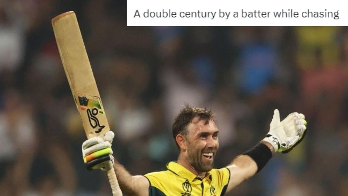 'Double Century While Chasing': Man's Maxwell Prediction For WC 2023 Will Make Jofra Archer Proud - Vimarsana News