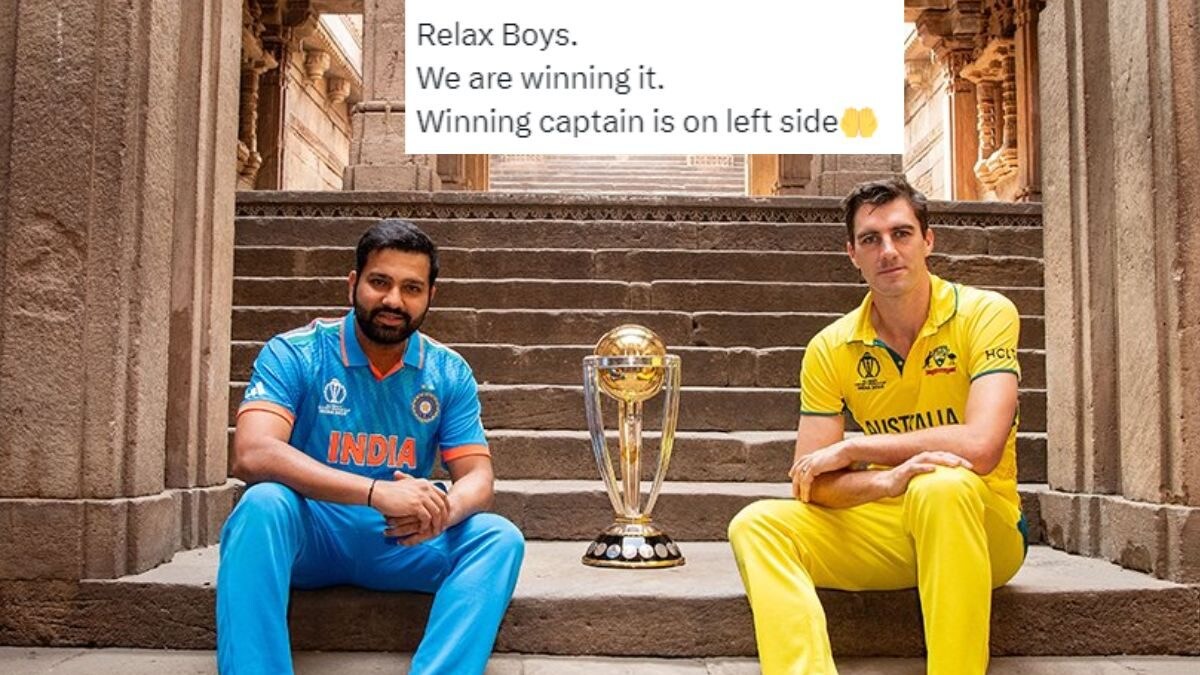 'Captains on Left Have Won': Rohit Sharma's 'Placement' Alongside World Cup 2023 Trophy Gives Hope - Vimarsana News