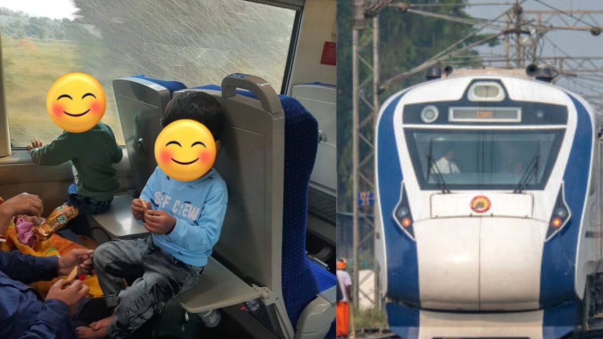 Railway Official Slams Vande Bharat Passengers For Making Toddlers Sit on Snack Trays - Vimarsana News