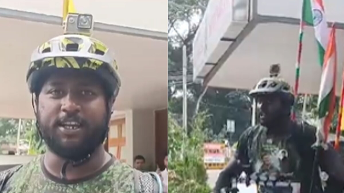 Puneeth Rajkumar Riding Bike Puneeth Rajkumar's Fan From Tamil Nadu Cycles 34,300 Km As Tribute To ...