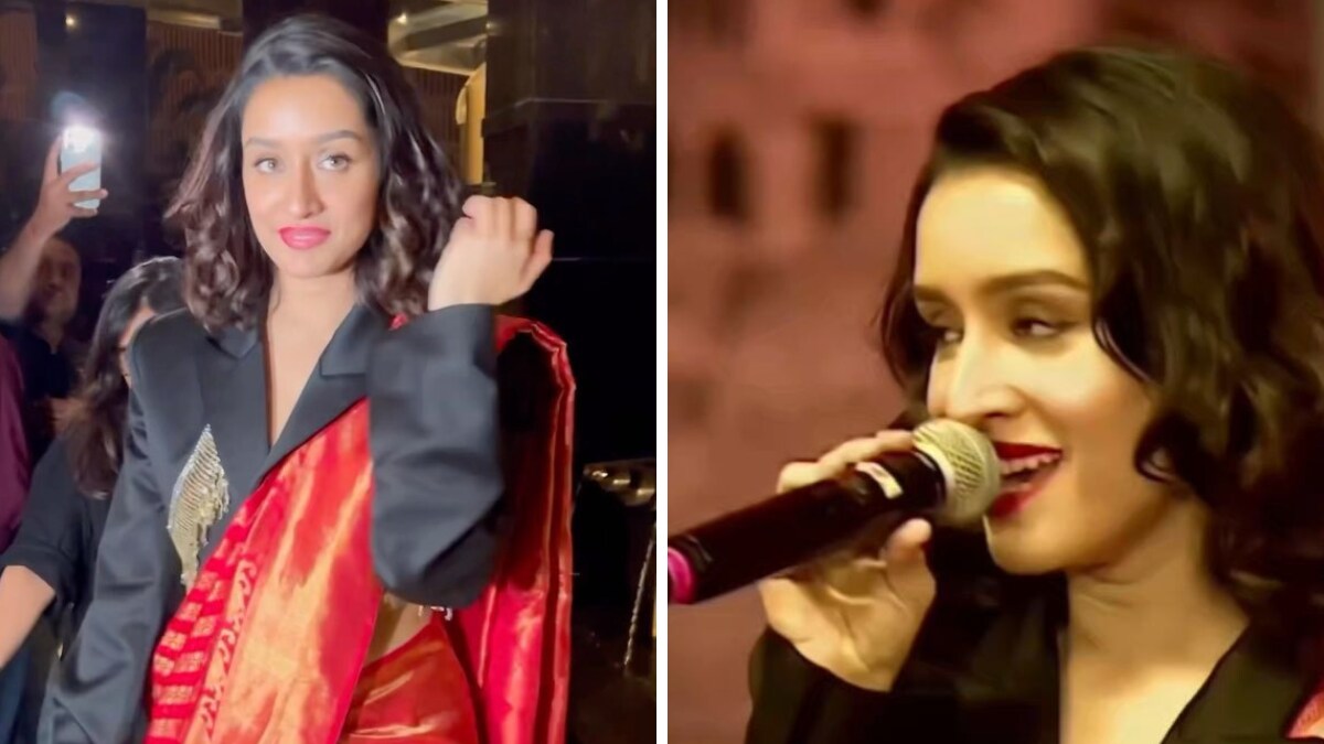 Shraddha Kapoor Gives A Spin To Her Red Saree With A Modern Twist - Vimarsana News