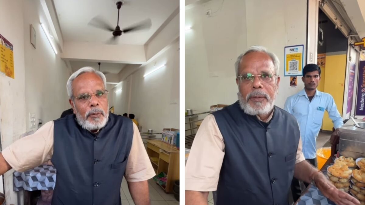 This PM Modi Lookalike In Gujarat Runs A Panipuri Stall - Vimarsana News