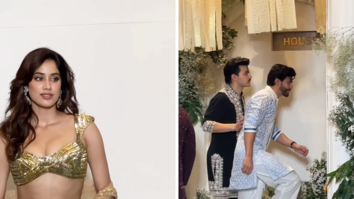 Rumoured Couple Jahnvi Kapoor, Shikhar Pahariya Spotted At Manish Malhotra's Diwali Bash - Vimarsana News