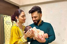 Disha Parmar And Rahul Vaidya Celebrate First Diwali With Newborn Daughter