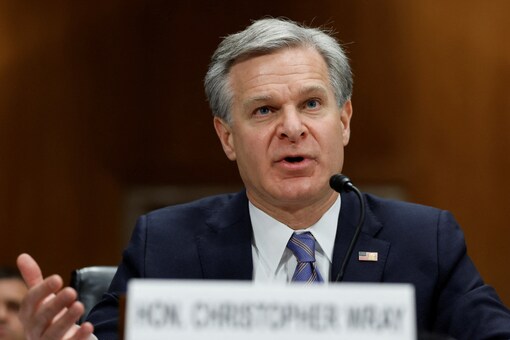 This is Christopher A Wray's first visit to India since taking charge in 2017, and the first visit by an FBI director in 12 years. (Reuters Photo)