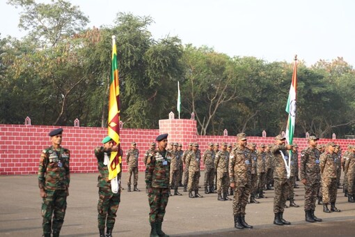India - Sri Lanka hold joint exercises Mitra Shakti in Pune. (Image: X)