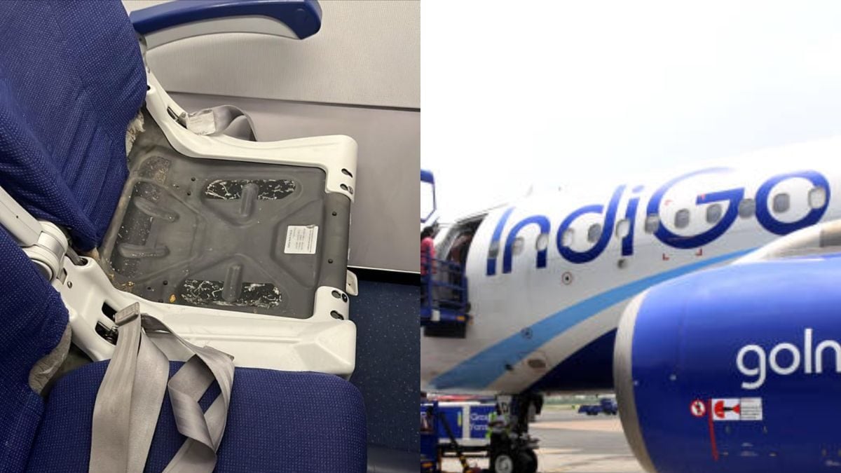 IndiGo passenger's husband posts pic of missing seat cushion. Airline says  this - India Today