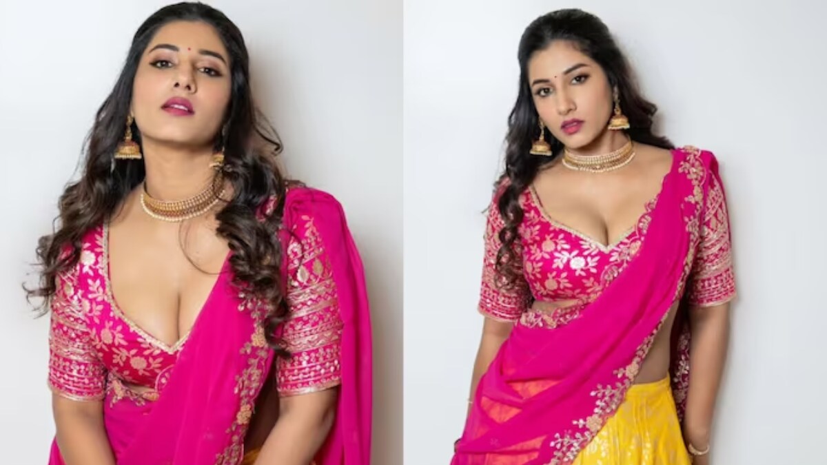 Actress Vishnu Priya Bhimeneni Is Elegance Personified In Yellow Floral Skirt - Vimarsana News