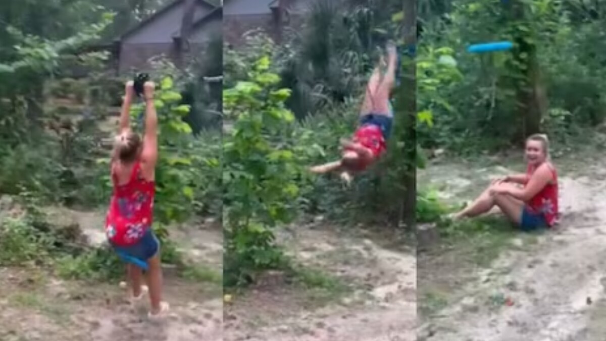 Video Of Woman Who Flips Upside Down On Zipline Leaves In