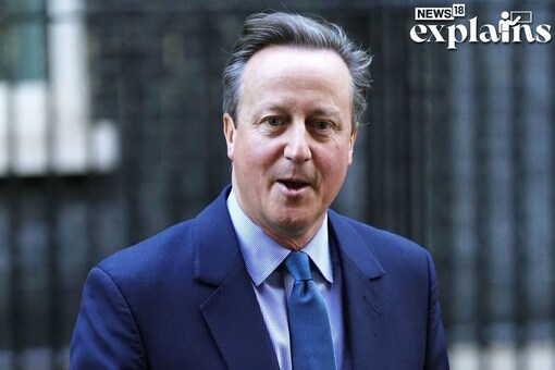 Britain's former prime minister David Cameron leaves Downing Street, in London. (Credits: AP)