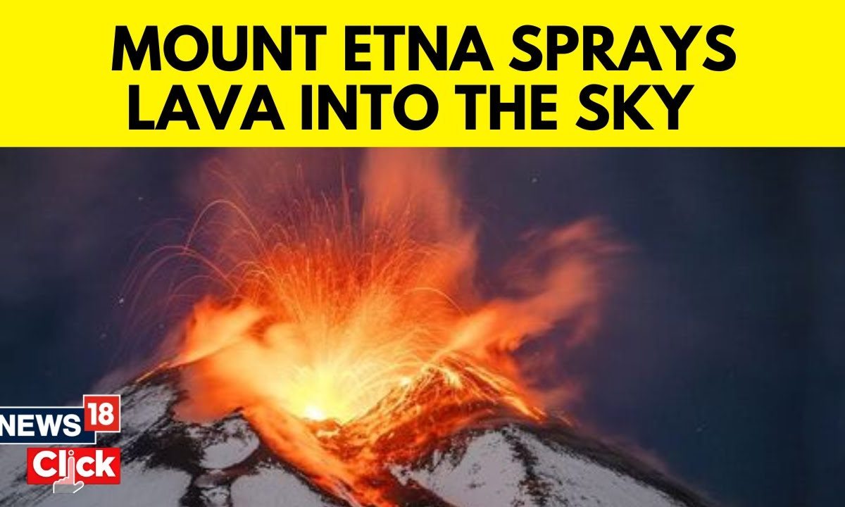 Italy's Etna Puts On Spectacular Show At Dawn Italy News English