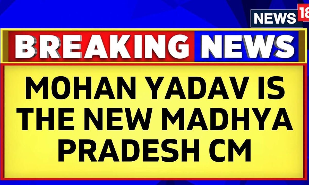 Mohan Yadav Has Been Announced As The New Chief Minister Of Madhya ...