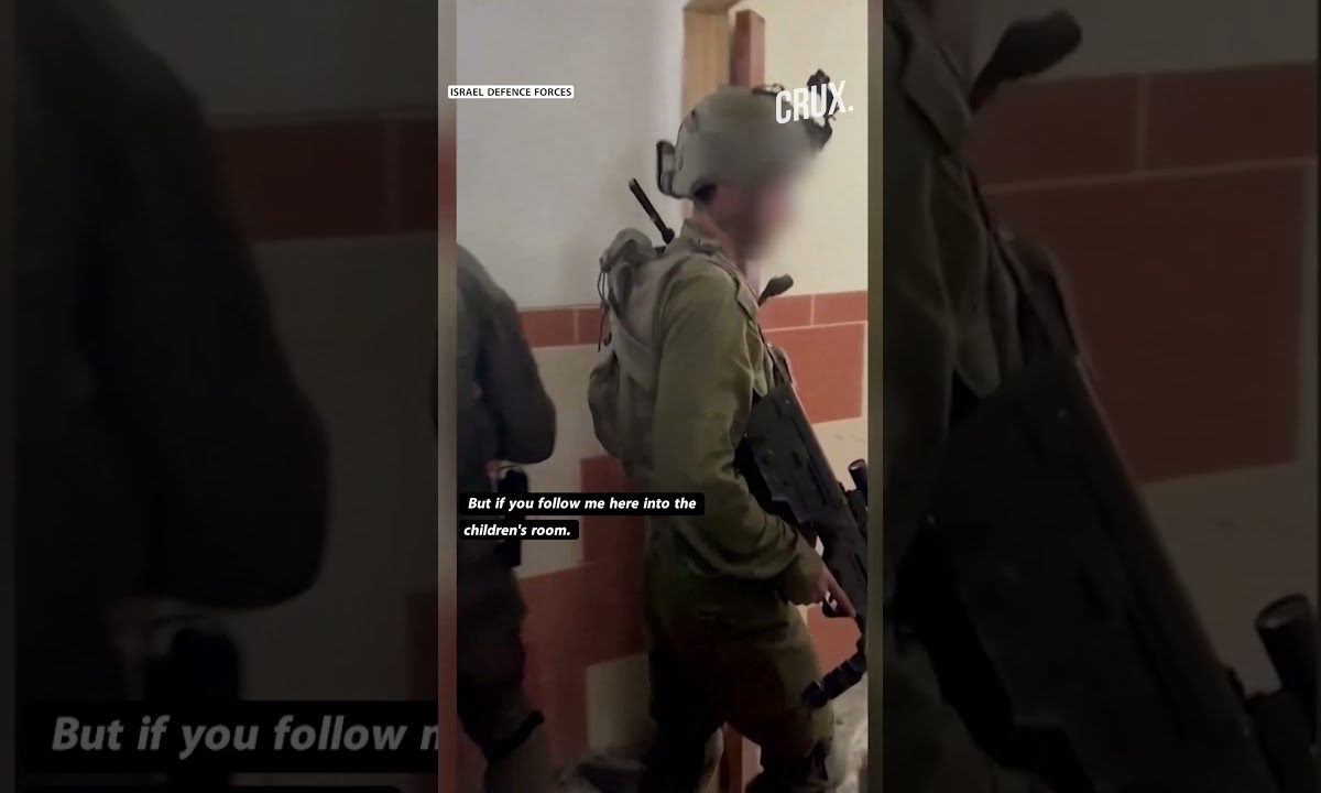IDF Claims It Uncovered "Hamas Tunnel" Inside Children's Bedroom In Gaza's Jabalia