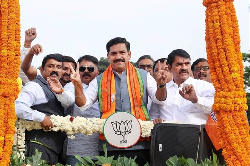 BJP Karnataka President BY Vijayendra. (Image: PTI file)