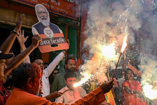 The RSS-BJP leaders say Ram and Ram Janmabhoomi factors caused the BJP surge in Chhattisgarh. Analysts feel the 'rainbow social coalition', which BJP successfully built in the Hindi heartland, worked in their favour. (Photo: PTI)