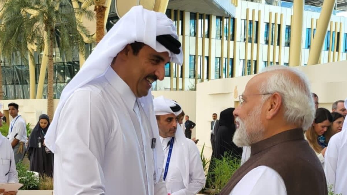 PM Modi Meets Qatar's Ruler Tamim bin Hamad at COP 28, Discusses ...