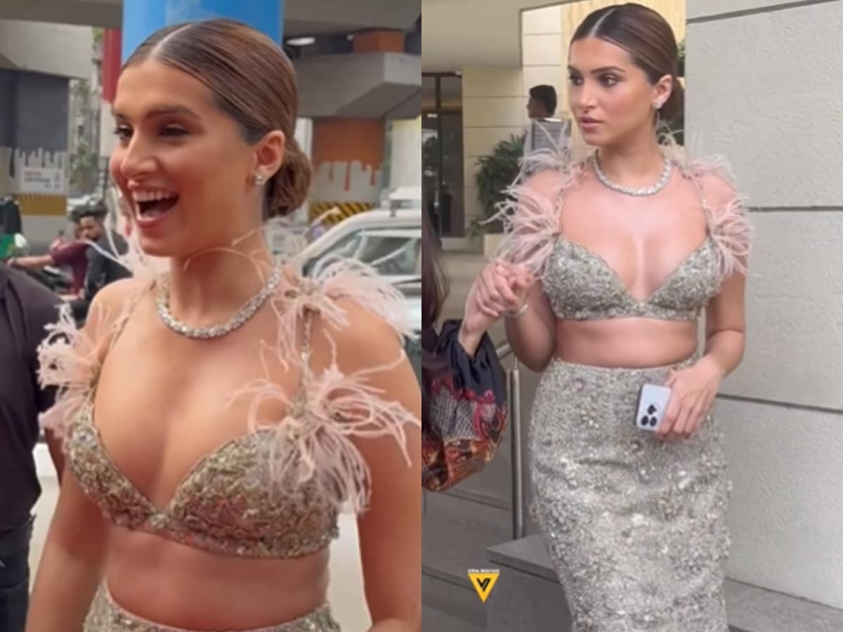 Sexy! Tara Sutaria Flaunts Ample Cleavage As She Slips Into A Sequin  Lehenga-Choli, Watch Hot Video - News18