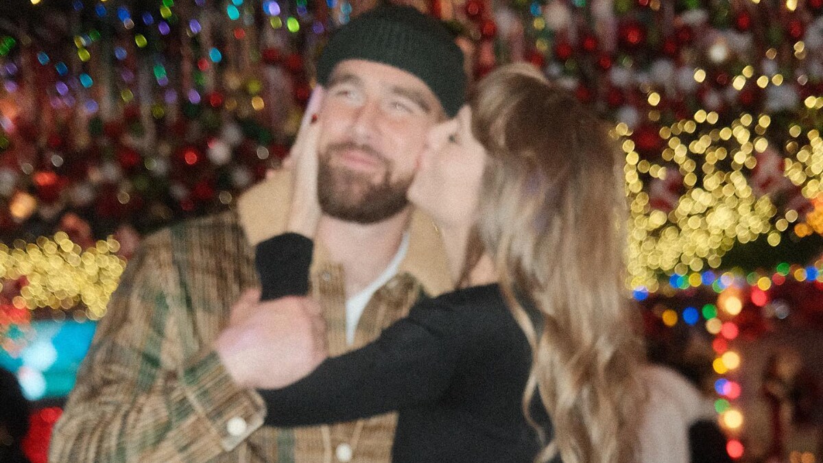 Love Is In The Air: Taylor Swift Kisses Travis Kelce At Post-Game Party