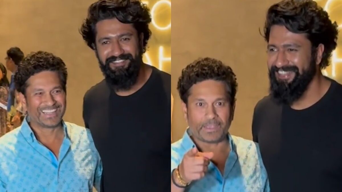 Vicky Kaushal, Sachin Tendulkar Pose Together At Sam Bahadur Screening; Latter Says 'Bohot Achchi Film' - Vimarsana News