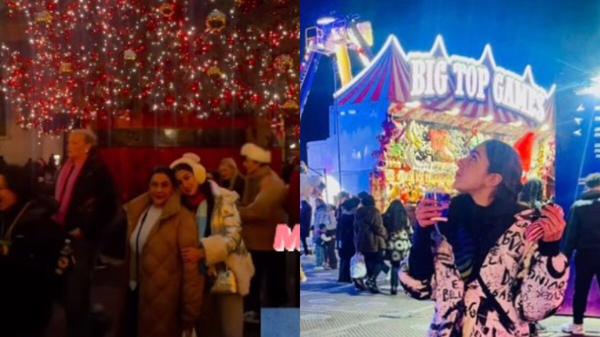 Sara Ali Khan Shares Glimpses Of Her Winter Wonderland With Mommy Amrita Singh Photos News18 