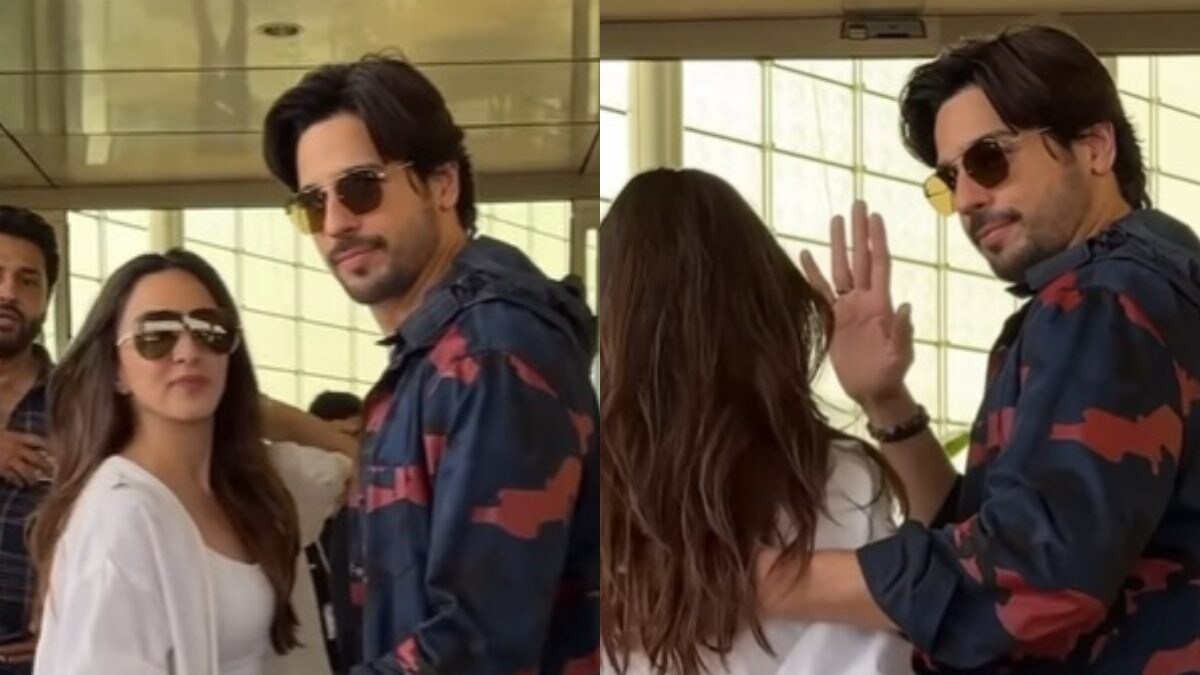 Sidharth Malhotra, Kiara Advani Spotted Walking Hand-in-Hand at Airport, Fans Call Them ‘Cuties’; Watch