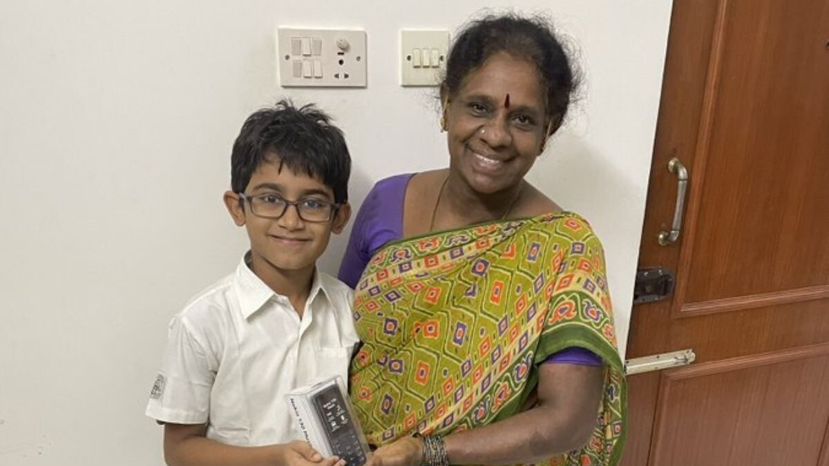 Child Spends Tournament Prize Money to Buy a Phone Worth Rs 2000 For Cook, Viral Post Wins Hearts - Vimarsana News